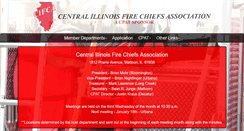 Desktop Screenshot of centralillinoisfirechiefs.com